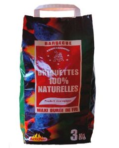 Briquette de charbon de bois